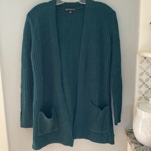 Cardigan with Side Lace-Up
